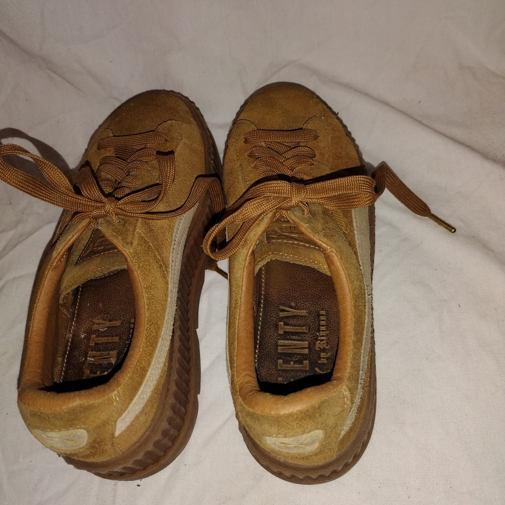 puma cleated creepers bleu